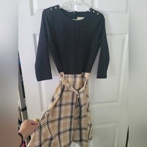 3/4 Sleeve Organic Cotton Dress Size 6